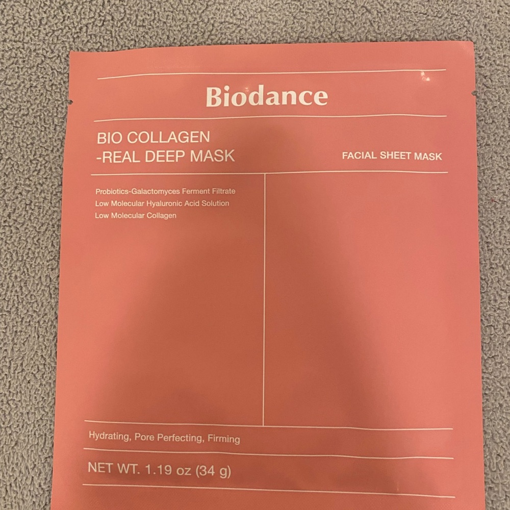 Set of 5 Korean Collagen Facial Sheet Mask